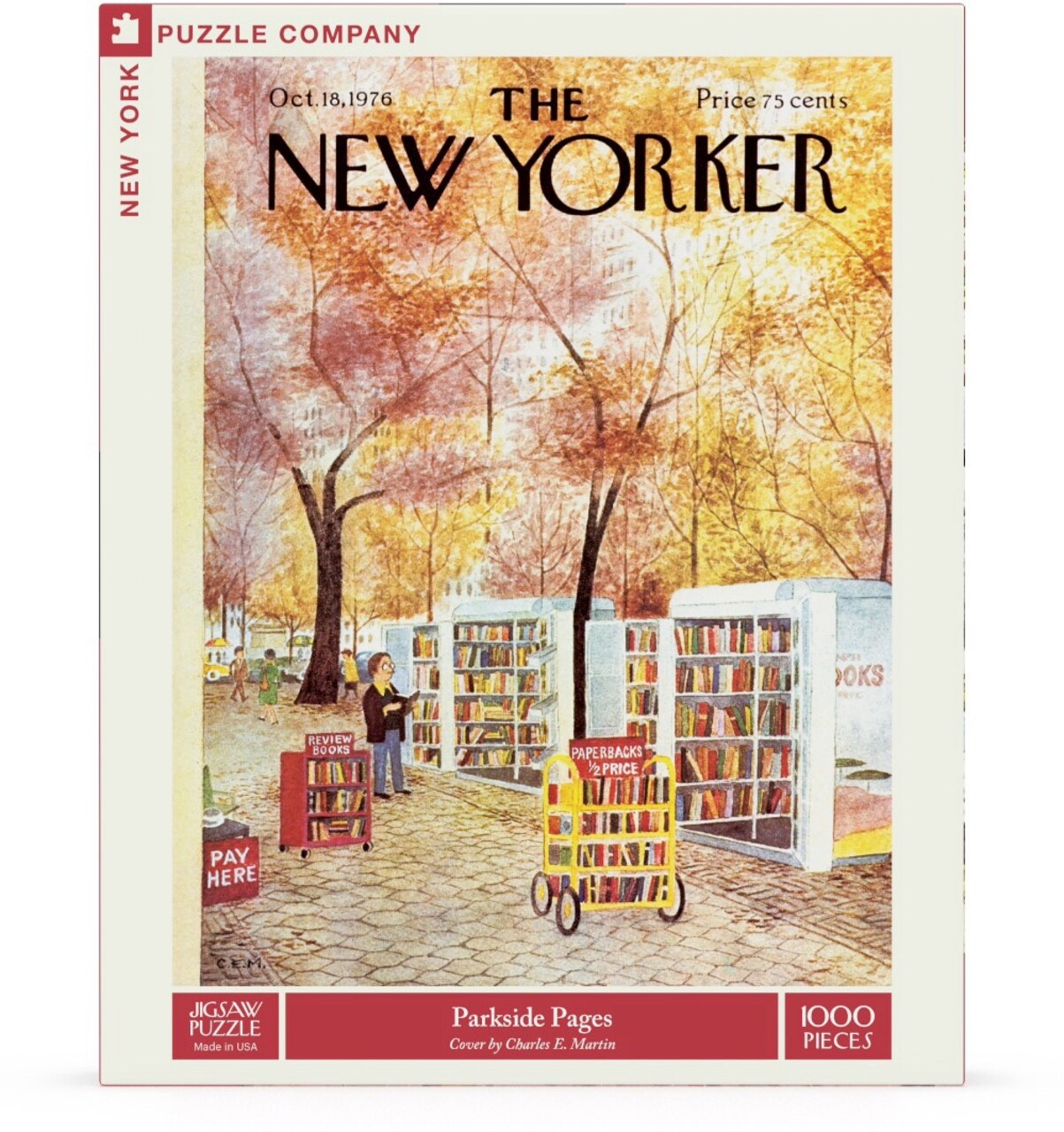 New York Puzzle Company Parkside Pages 1000 Piece Piece Jigsaw Puzzle